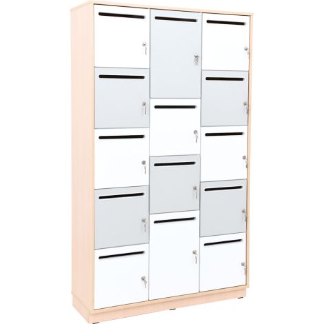 Dulap Quadro cu 14 compatimente cu incuietori Artar, usi cu inchidere silentioasa - imagine 15